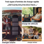 Centrale électrique Portable onde sinusoïdale Pure 600W