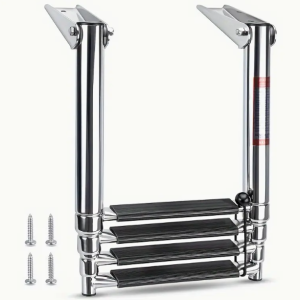 Échelle Télescopique en Acier Inoxydable Marinexplore